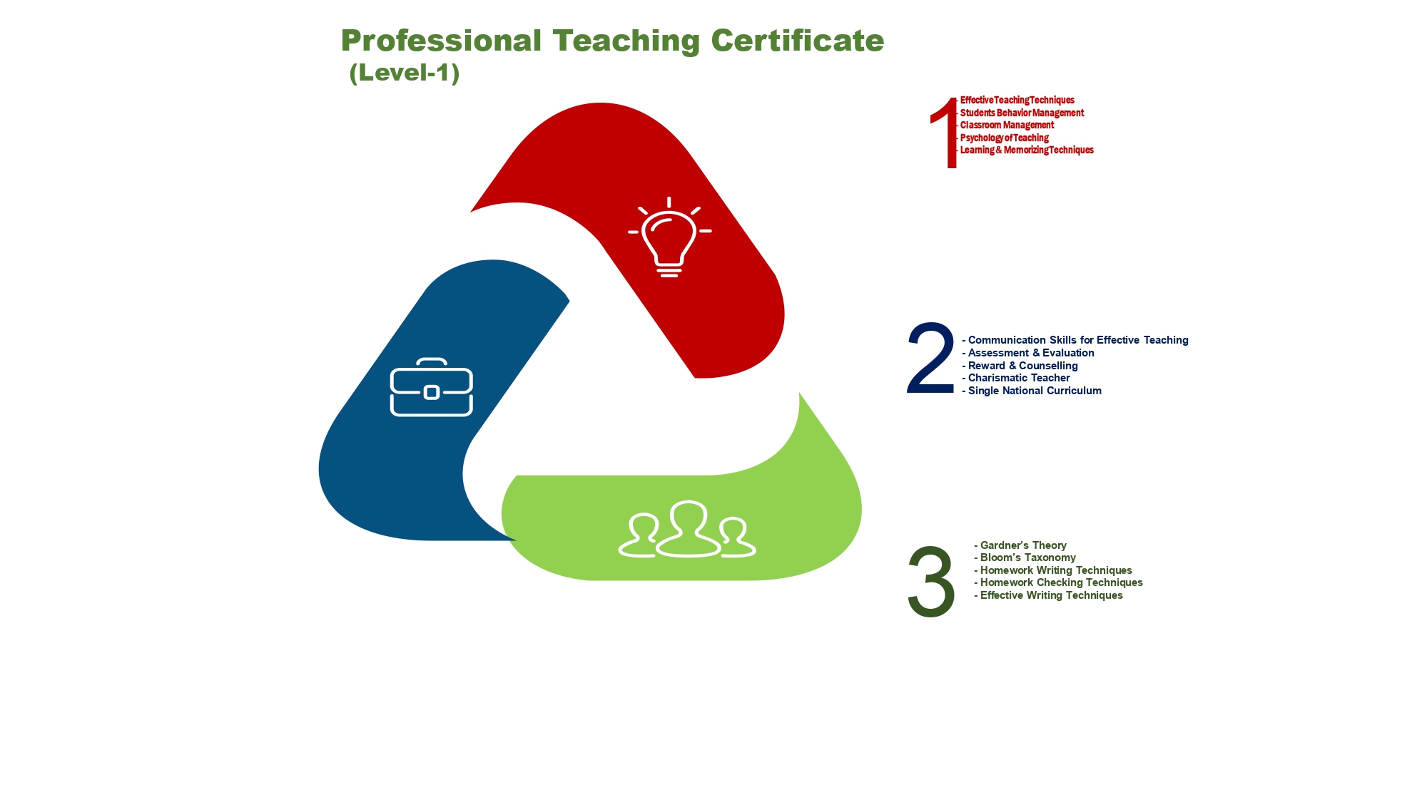 Professional Teaching Certificate (Level-1)